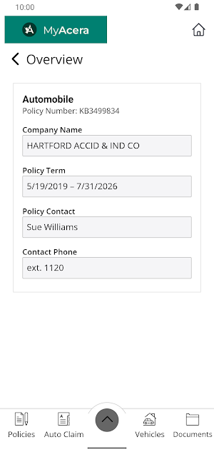 MyAcera by Acera Insurance Screenshot 3