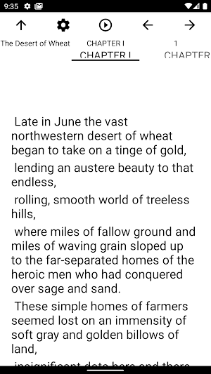 Book, The Desert of Wheat Screenshot 1