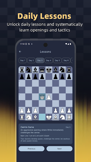 LearnChess – Puzzles & Engine Screenshot 1