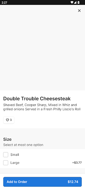 Stuff'D Steaks & Hoagies Screenshot 2