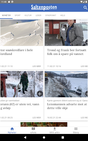 Saltenposten Screenshot 2