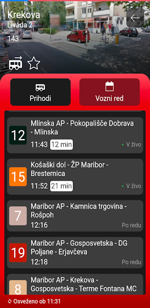 M mobilnost Screenshot 1