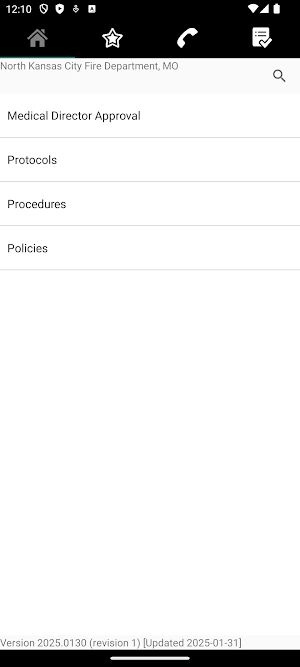 NKCFD EMS Protocols Screenshot 0
