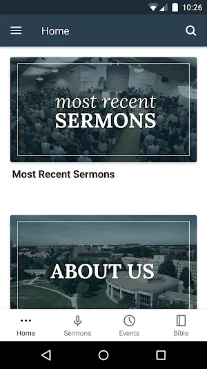 University Reformed Church Screenshot 0
