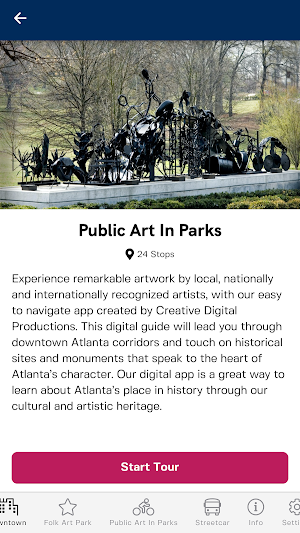 City of Atlanta Public Art Screenshot 1