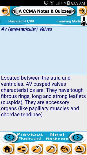 NHA CCMA STUDY GUIDE & Exam Prep App- Notes & Quiz Screenshot 1