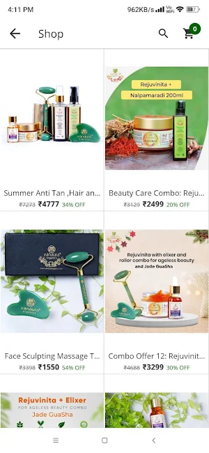 Vanaura organics Screenshot 2