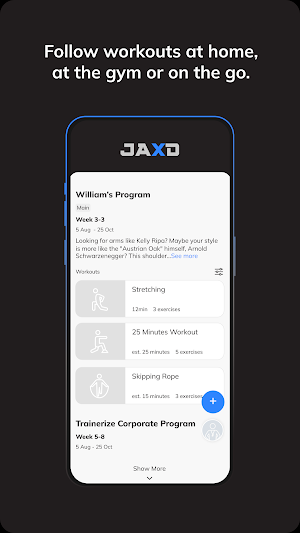 JAXD Training Screenshot 3