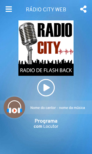 Rádio City Web Screenshot 1