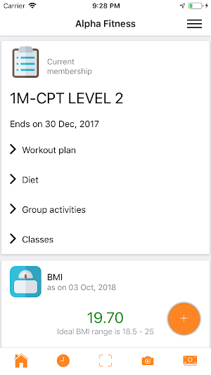 Fitness Alpha Screenshot 2