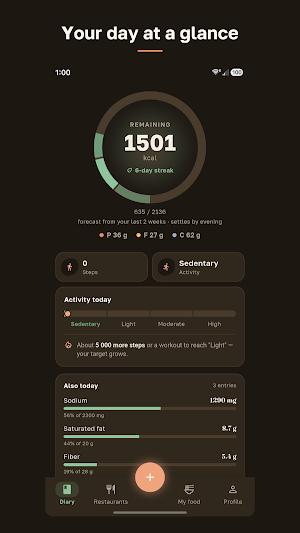 Kado: Calorie & Macro Tracker Screenshot 0
