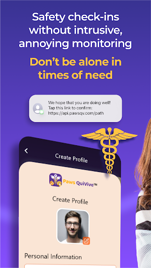 Safety Check Ins, Paws QuiVive Screenshot 3