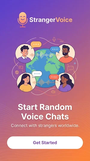 StrangerVoice: Random Chat App Screenshot 0