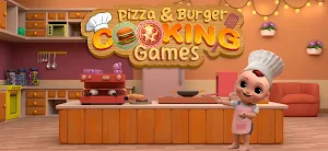Pizza burger cooking fun games Screenshot 0