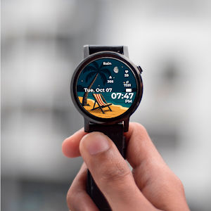 Seashore Rest Watch Face Screenshot 3