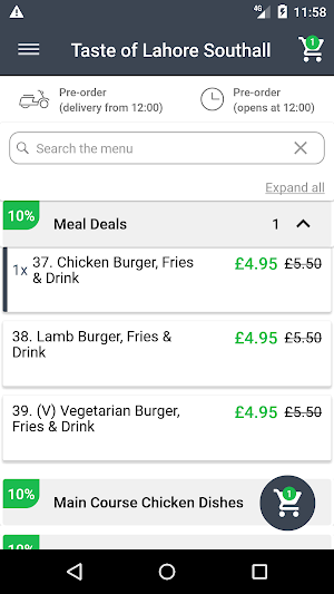 Taste of Lahore Southall Screenshot 1