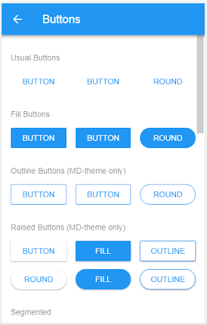 Framework7 V3 components Screenshot 0