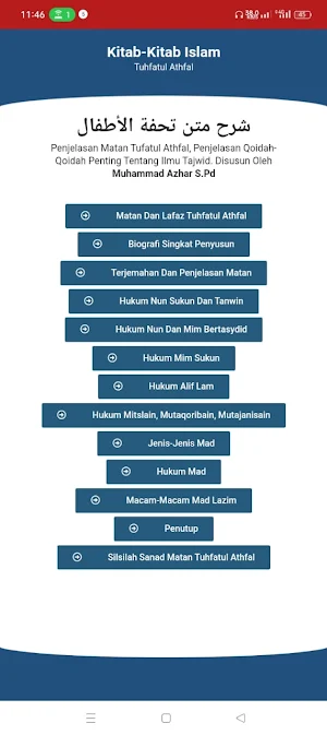 Kitab Tuhfatul Athfal Screenshot 0