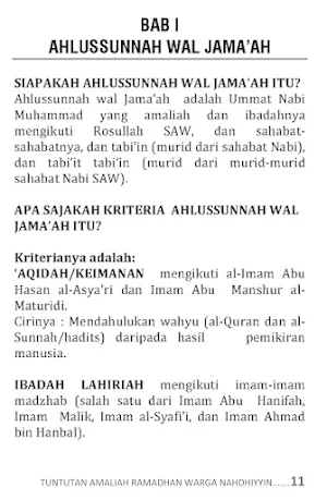 Amaliyah Ramadhan Warga NU Screenshot 2