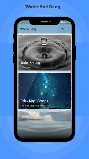 Water and Gong Sounds Screenshot 0
