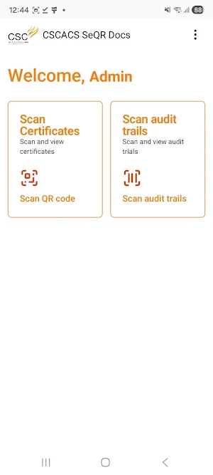 Cscacs SeQR Scan Screenshot 2