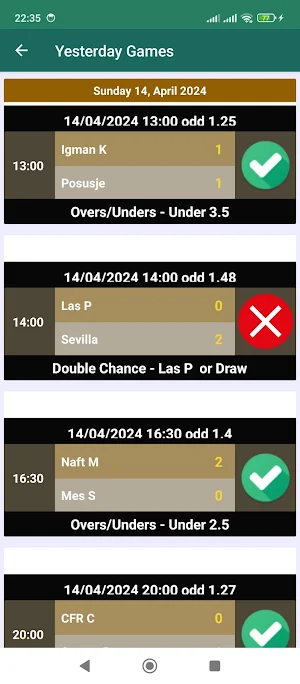 Fixed Matches Over Under 2.5 Screenshot 3