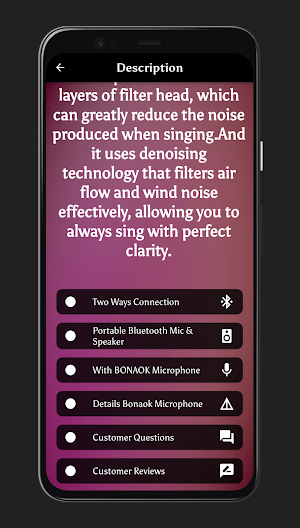 bonaok microphone guide Screenshot 1