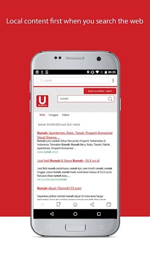 Usearch – Positive Browser Screenshot 2
