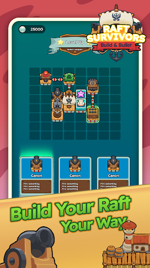 Raft Survivors: Build & Bullet Screenshot 3