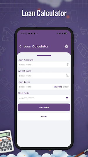 EasyLoan - Loan EMI Calculator Screenshot 2