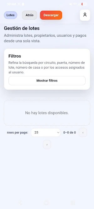 Admin Servicios Integrales Screenshot 1