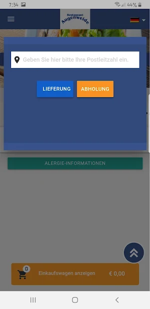 Restaurant Augenweide Screenshot 2