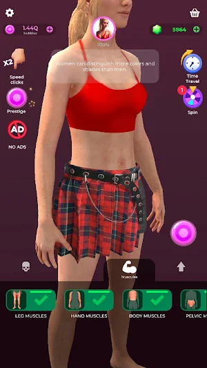 Idle Girl: Create Your Friend Screenshot 0