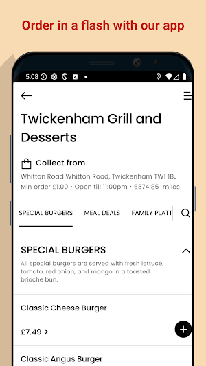 Twickenham Grill and Desserts Screenshot 0