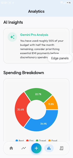 SpentAnalyst Screenshot 3