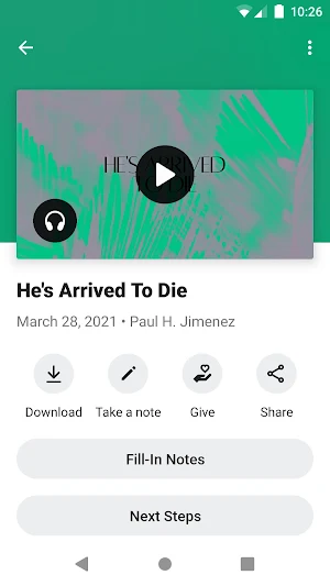 Good Hope Baptist Church App Screenshot 2