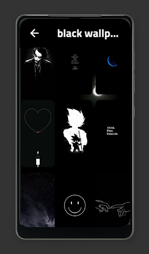 black wallpaper Screenshot 1