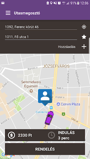 Utasmegoszto Screenshot 1