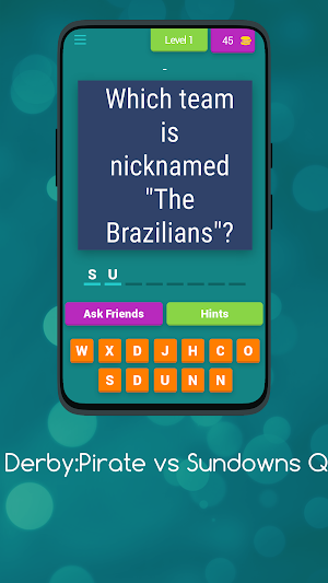 Derby  Pirate vs Sundowns Quiz Screenshot 3