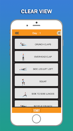 Female Fitness Workout at Home Screenshot 2