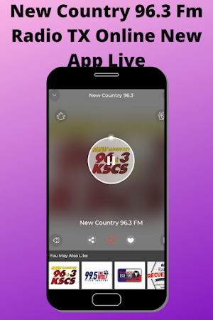 New Country 96.3 Fm Radio TX Online New App Live Screenshot 3