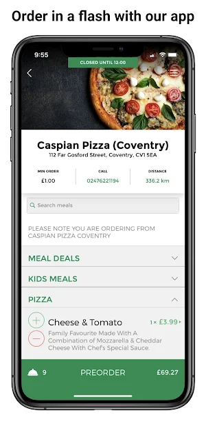 Caspian Pizza Screenshot 1
