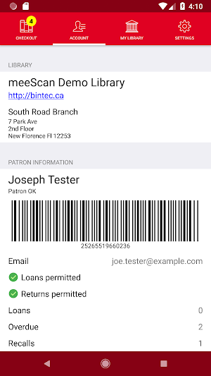UC Self-Checkout Screenshot 3