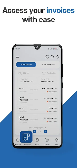 Fatoura Mobile Screenshot 1
