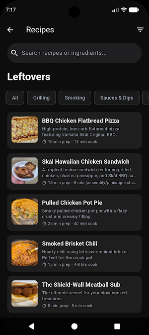 Valhalla Skål Cookbook Screenshot 3