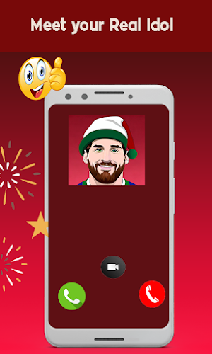 Fake Call Celebrity Christmas Screenshot 1