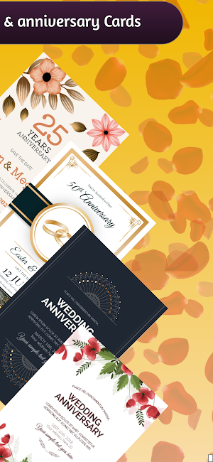 Wedding Invitation Cards Maker Screenshot 1