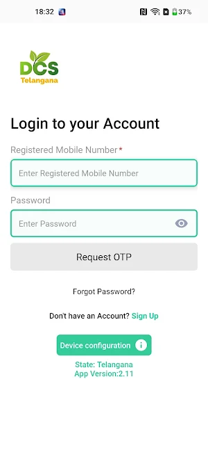 DigitalCropSurvey Telangana Screenshot 0