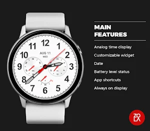 Casual White Watch Face Screenshot 1