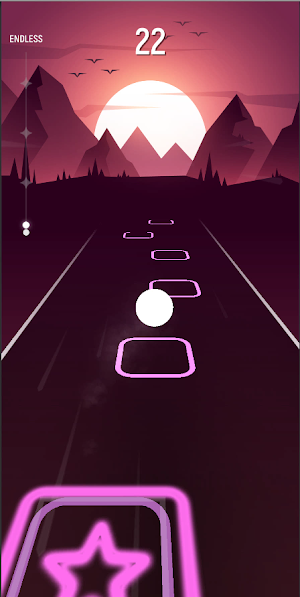 XXXtentacion Tiles Hop Ball - Neon EDM Rush Screenshot 3